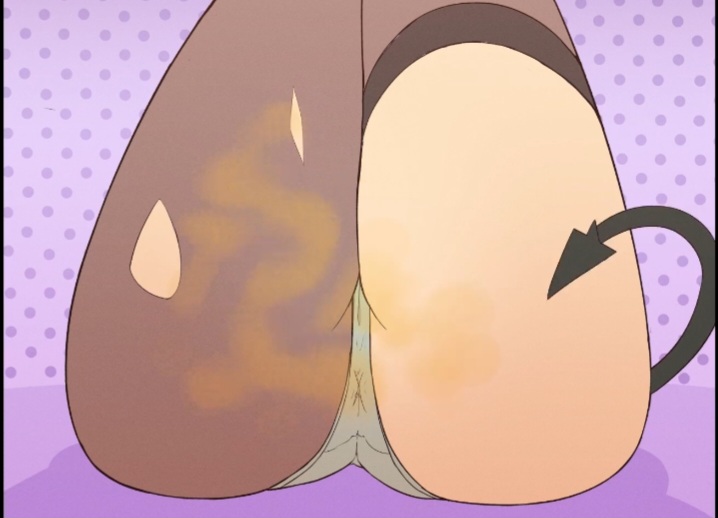 Asian Girl Farts Green Smoke In Your Face Anime